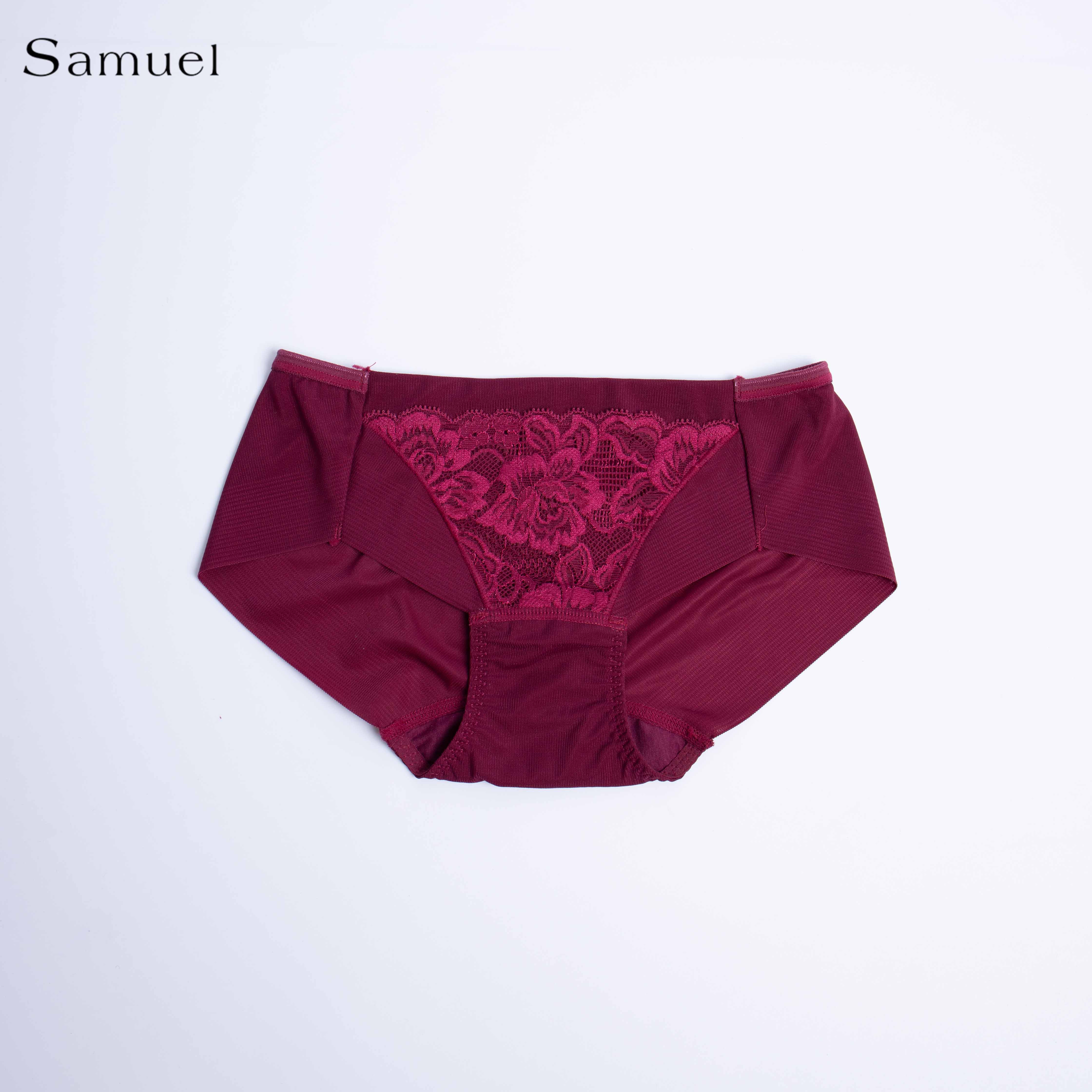 Samuel Quần lót nữ Đài Loan cao cấp Ture mặt trước thêu hoa hồng