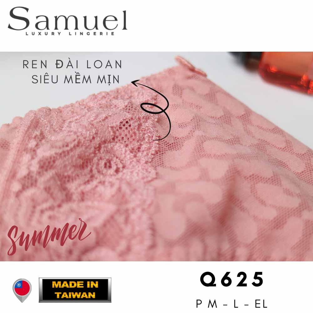 【SUKA】Samuel Quần lót nữ Đài Loan Ren thêu cao cấp [ Màu Da ]