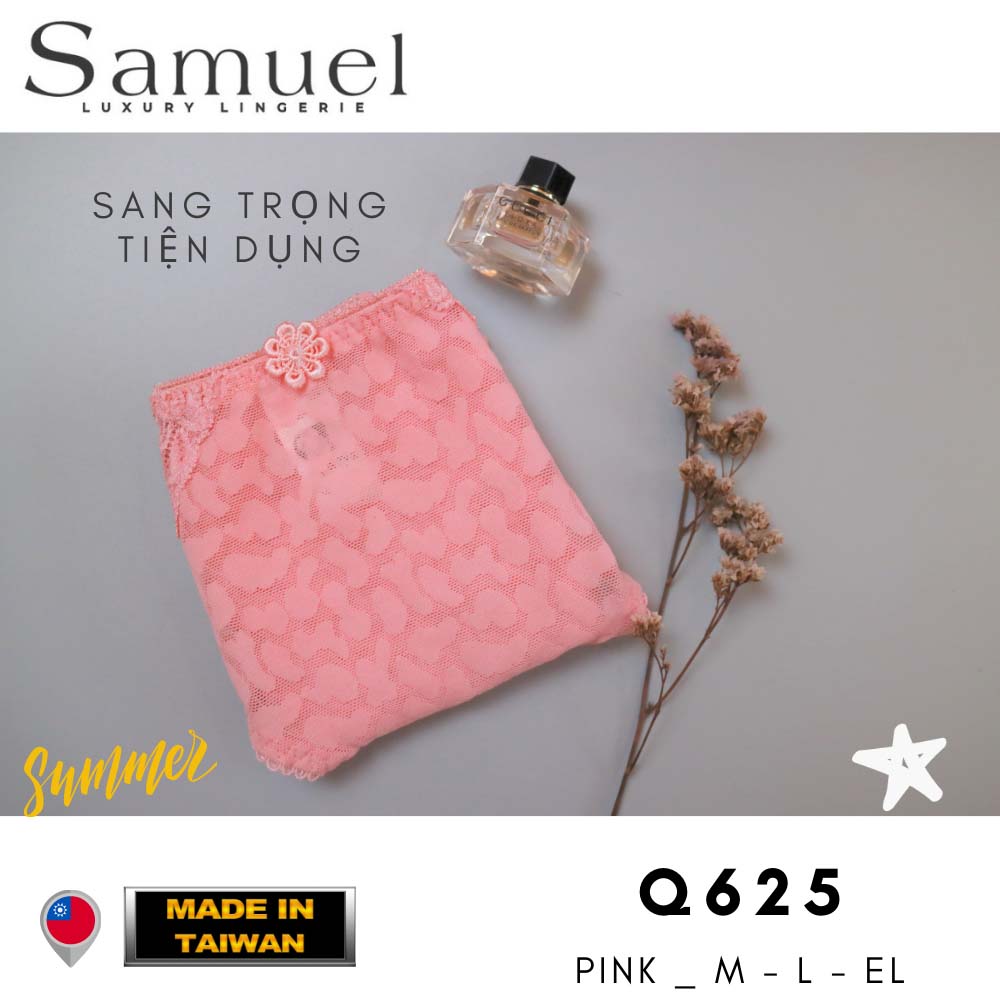 【SUKA】Samuel Quần lót nữ Đài Loan Ren thêu cao cấp [ Màu Da ]