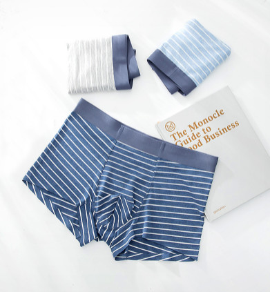 Quần Lót Đùi Nam Đài Loan Cao cấp Tencel Sọc Ngang