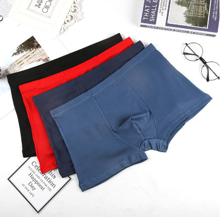 Quần Lót Đùi Nam Cotton Màu Đỏ