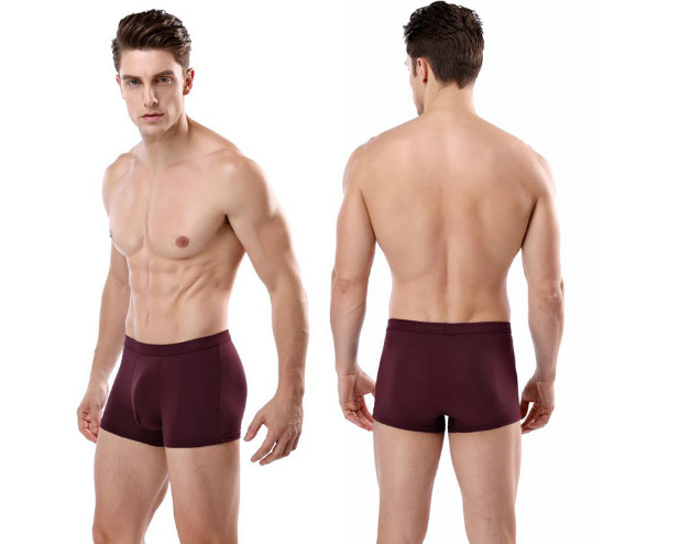 Quần Lót Đùi Nam Cotton Màu Tím