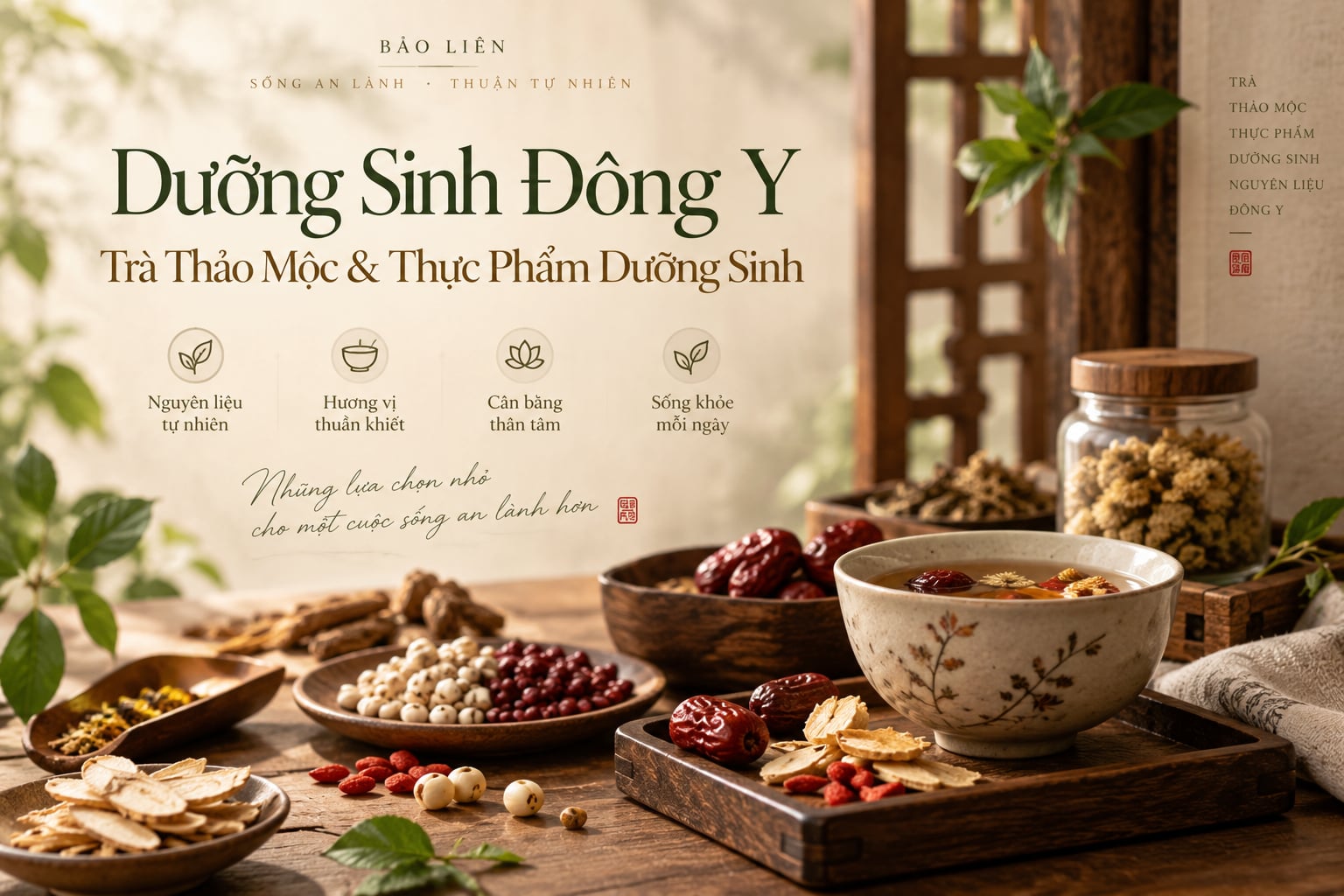 Dưỡng Sinh Đông Y – Trà Thảo Mộc & Thực Phẩm Dưỡng Sinh