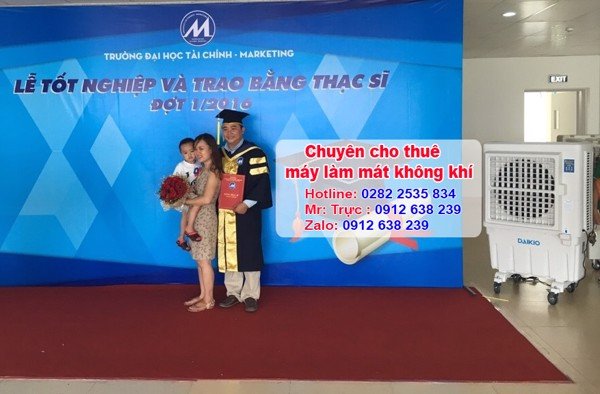 cho thuê quạt hơi nước tại Đại học tài chính Marketing