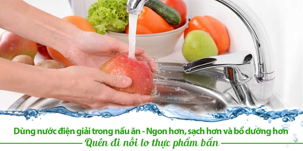 Nước ion kiềm giúp loại bỏ vị chát - Điện máy Kim Long Phát