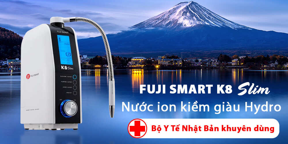 máy tạo nước ion kiềm Fuji Smart K8 Slim - Điện máy Kim Long Phát