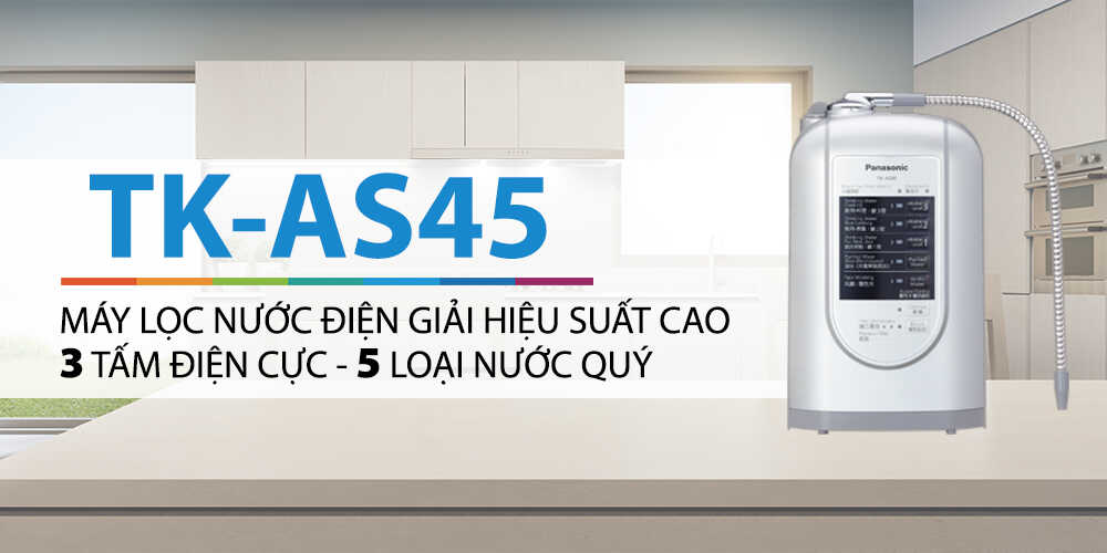 máy tạo nước ion kiềm Panasonic TK-AS45  dienmayklp.vn