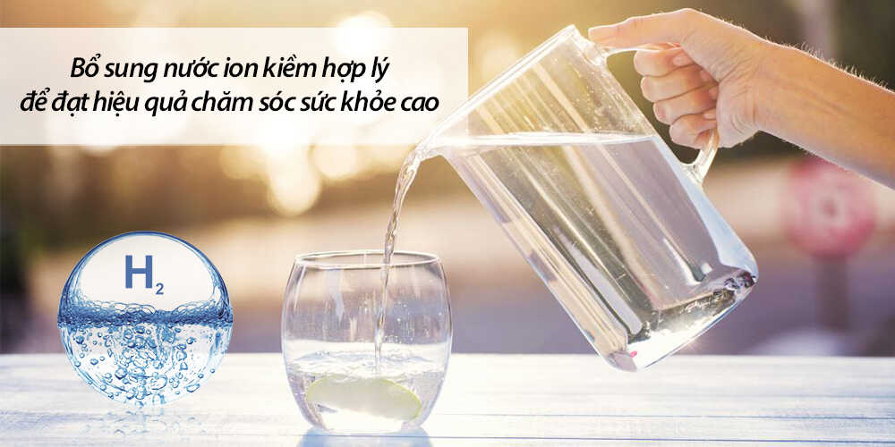 Bổ sung nước ion kiềm hợp lý - Điện máy Kim Long Phát