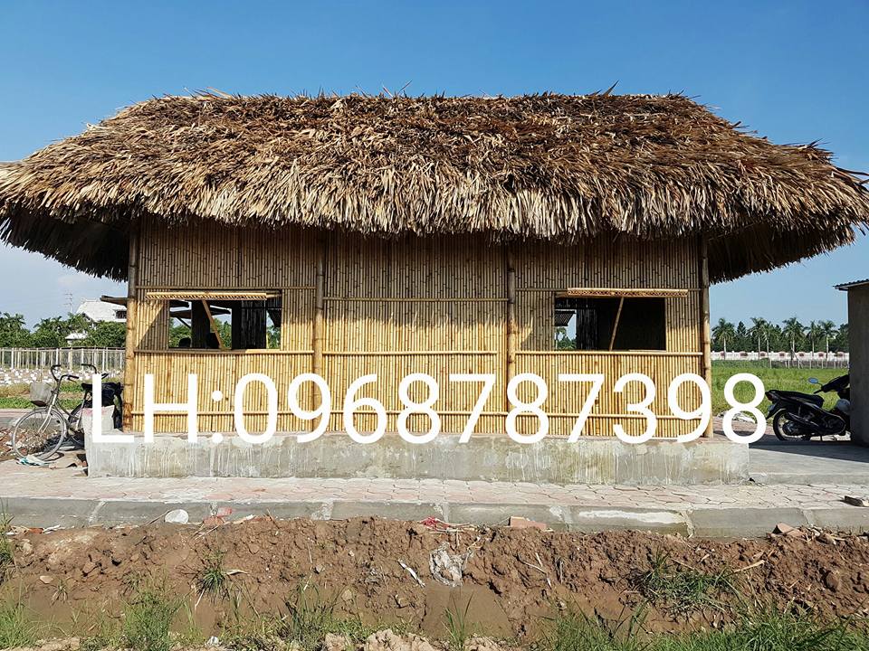làm nhà tre ốp trúc nhà hàng
