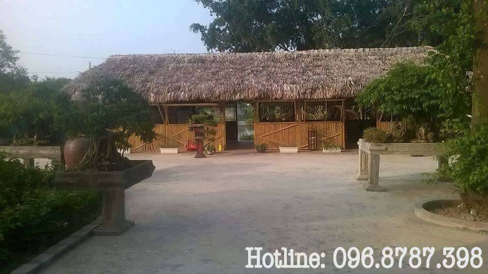 thi công nhà tre