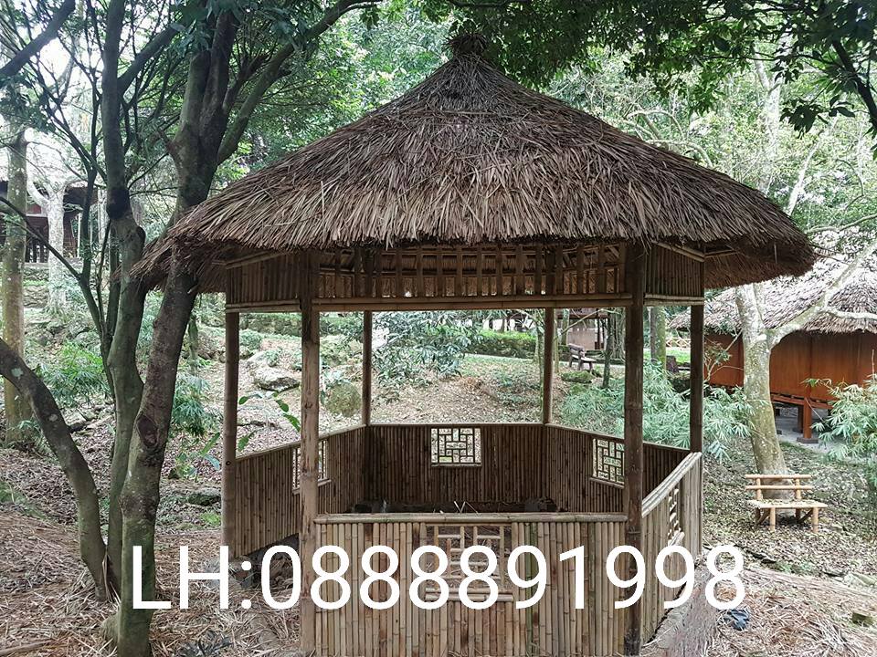 NHÀ TRANH TRE MÁI LÁ VÁCH NỨA
