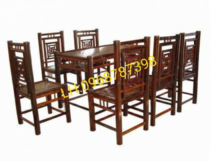 bàn nghế tre nhà hàng quán bar , bàn nghế tre giá rẻ , cung cấp bàn nghế tre