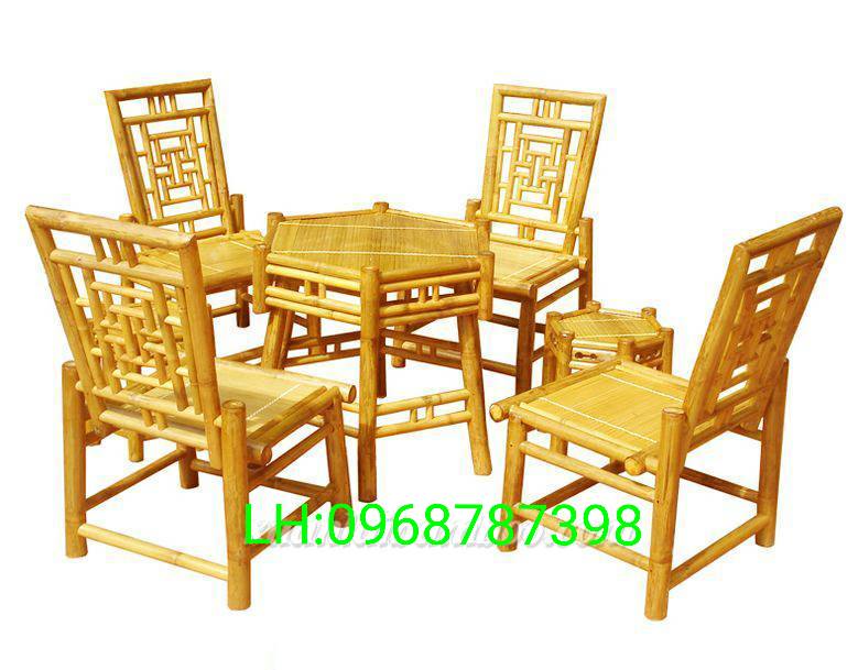 bàn nghế tre đẹp, cung cấp bàn nghế tre, bàn nghế tre rẻ uy tín, bàn tre, nghế tre