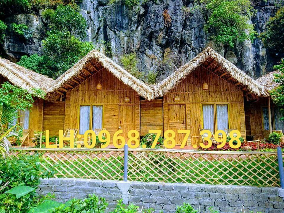 nhà tre đẹp, phù hợp các khu du lịch, resort, homestay bamboo thanh huyền 0968787398