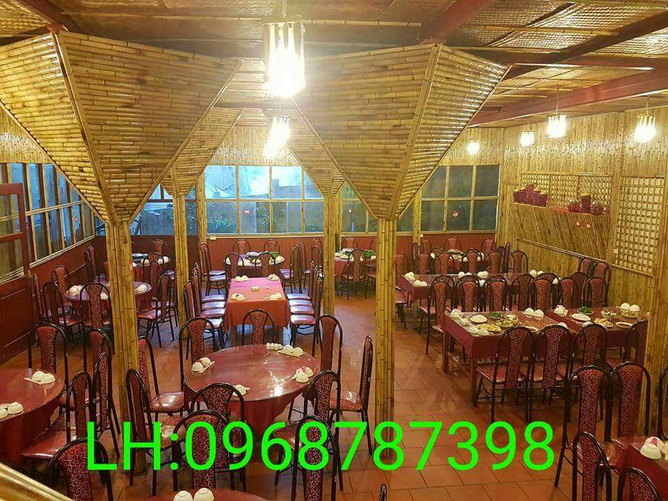 Thi công nhà tre ốp trúc