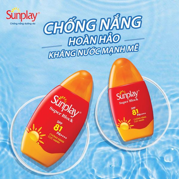 Sữa Chống Nắng Sunplay Super Block SPF81 PA++++ 30g | KIM PHƯỢNG COSMETICS