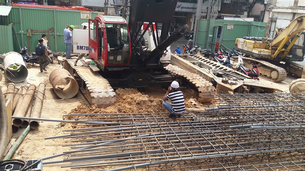 Thi công móng cọc, phần ngầm công trình