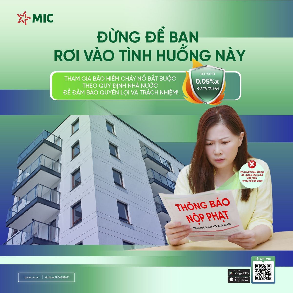 Thông báo nộp phạt
