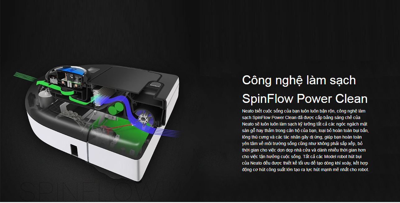 Robot hút bụi chính hãng Neato D3