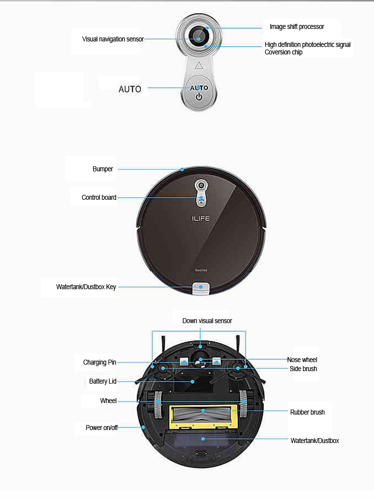 robot hÃºt bá»¥i lau nhÃ  ilife x660