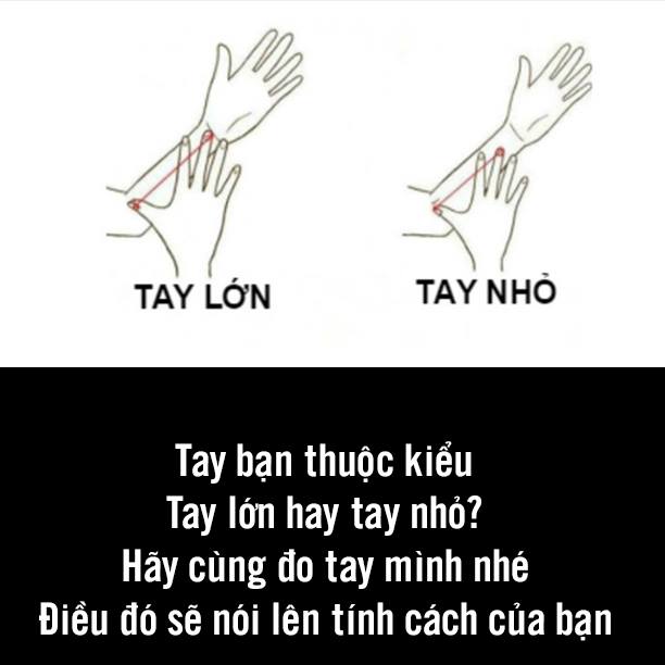 Đo tay như thế này, tính cách của bạn sẽ được tiết lộ tất tần tật