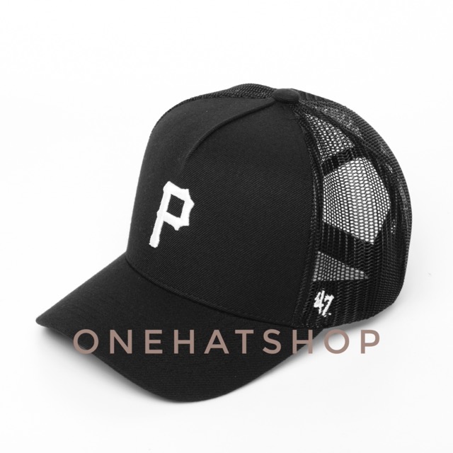 [56-58,5CM] Nón truckercap fom vuông sâu đầu logo P lưới thoáng mát chất lượng cao