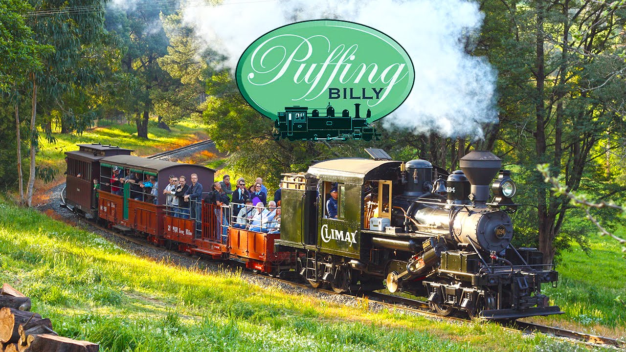 Kết quả hình ảnh cho tàu lửa hơi nước Puffing Billy