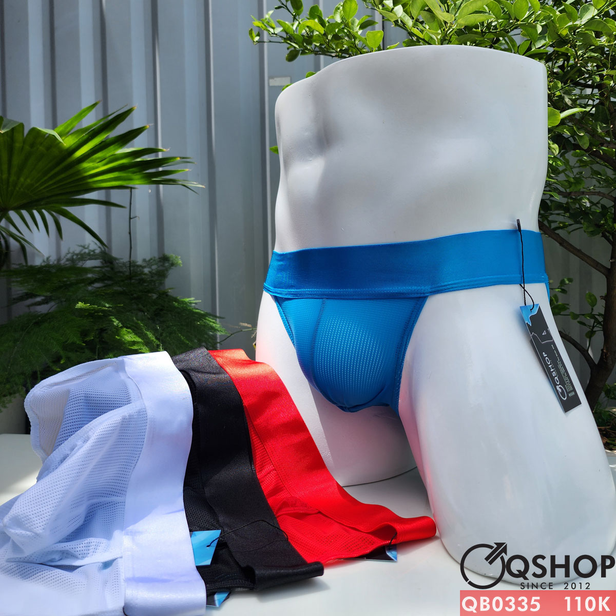 Quần lót tam giác nam hỡ sườn thoáng mát QB0335