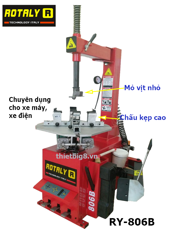 Gía máy ra vào lốp xe máy tại Việt Nam