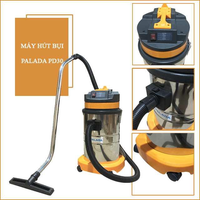 Máy hút bụi công nghiệp loại nhỏ Palada PD30