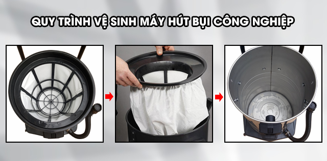 Máy hút bụi sàn nhà xưởng công nghiệp Palada PD80A