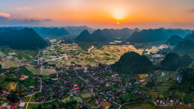 Ngắm nhìn thung lũng Bắc Sơn mùa nước đổ