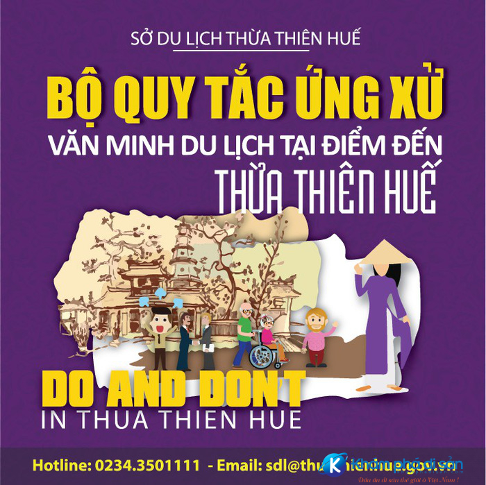 Huế ban hành Bộ quy tắc ứng xử văn minh du lịch