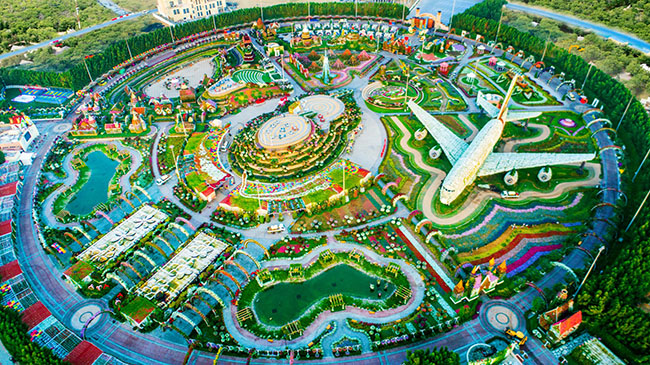 Trố mắt với độ hoành tráng của vườn hoa khủng nhất thế giới tại xứ nhà giàu Dubai