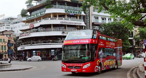 Từ ngày 1-9, Hanoi City Tour chạy thêm buổi tối