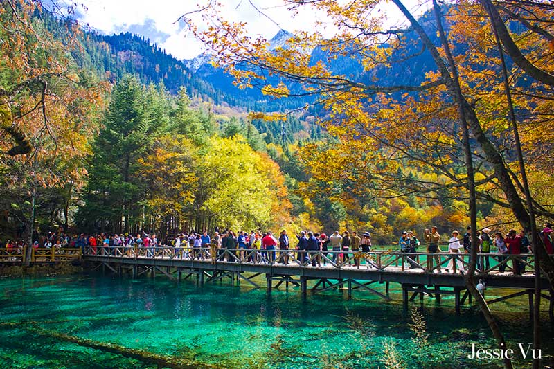 Vườn quốc gia Cửu Trại Câu Trung Quốc mở cửa đón khách trở lại