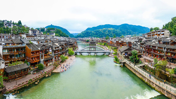 Cổ trấn mùa này rất đẹp