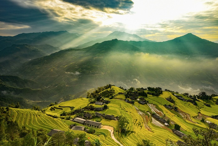 Những địa điểm tuyệt vời để ngắm trọn mùa lúa chín Tây Bắc thơ mộng nhất