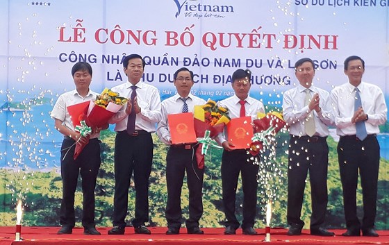 Kiên Giang: Công bố khu du lịch địa phương huyện Kiên Hải
