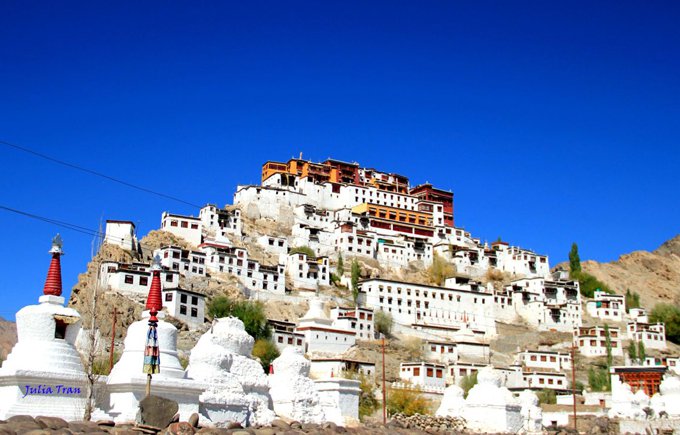 Tu viện Thiksey bình yên ở miền bắc Ấn Độ