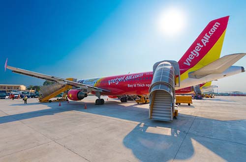 Vietjet khai thác các chuyến bay tại nhà ga T4 sân bay Changi