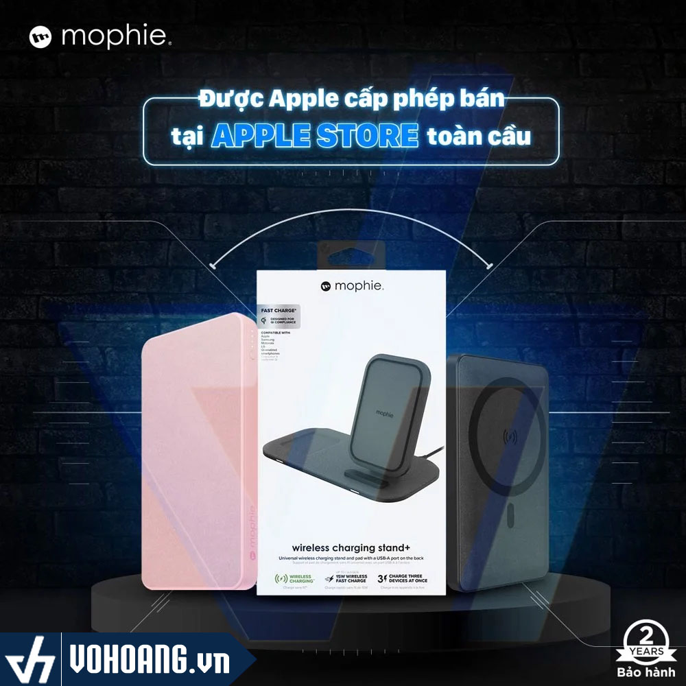 Phụ Kiện Thương Hiệu Mophie Uy Tín Được Chứng Nhận MFi Apple Tại Mỹ