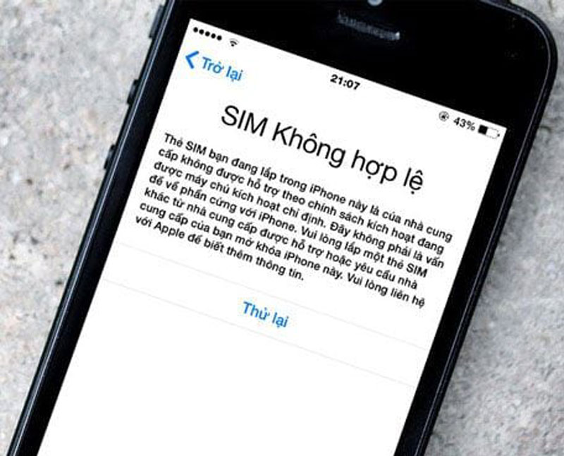 iPhone lock không nhận sim – Nguyên nhân và cách khắc phục hiệu quả