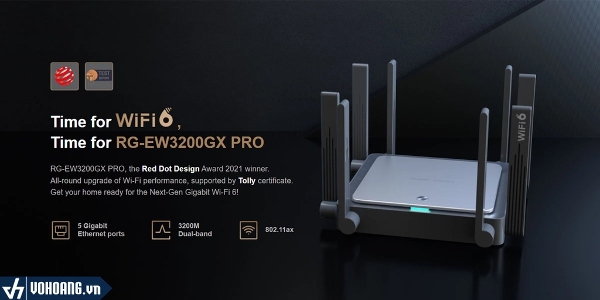 router wifi 6 Ruijie RG-EW3200GX PRO