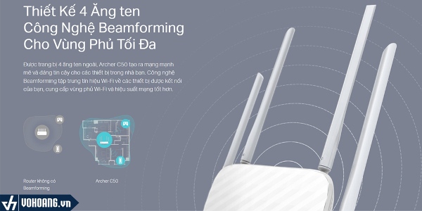 Wifi 2 băng tần Tp-Link Archer C50