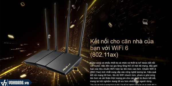 router wifi 6 Asus RT-AX1800HP