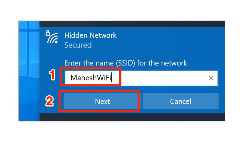 Nhập tên wifi