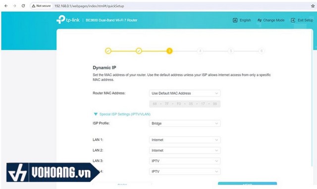 Thiết lập địa chỉ MAC - IPTV 