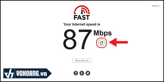  Bạn có thể nhấn vào RESET để tiến hành đo lại