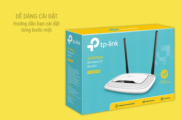 Tp-Link WR841N có thể cài đặt dễ dàng